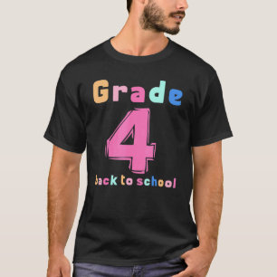 Fourth Grade Rainbow Girls Boys Teacher Cute 4th G T-Shirt