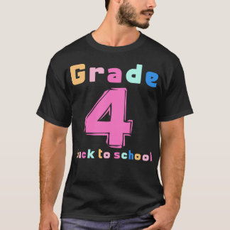 fourth Grade Rainbow Girls Boys Teacher Cute 4th G T-Shirt