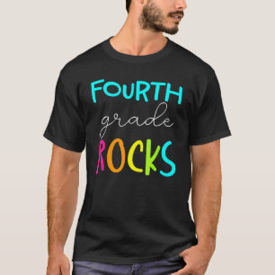 Fourth Grade Rocks  Team 4th Grade Teacher 2 T-Shirt