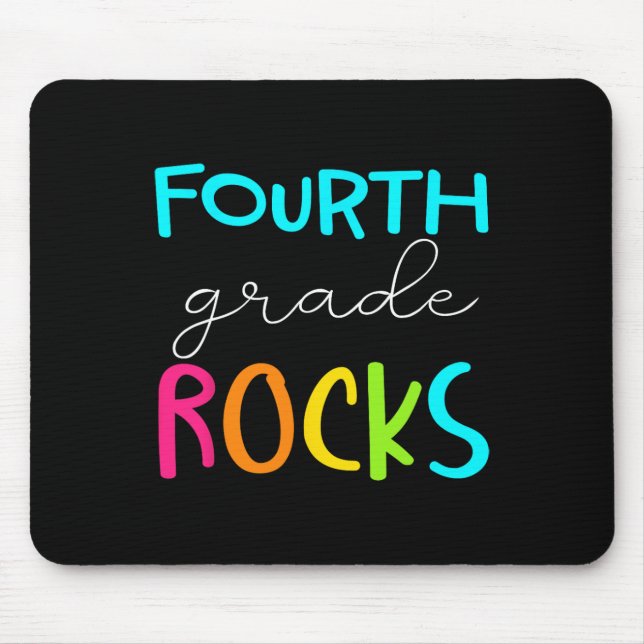 Fourth Grade Rocks Team 4th Grade Teacher  Mouse Mat (Front)