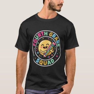 Fourth Grade Squad 4th Teacher Crew Back To School T-Shirt