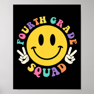 Fourth Grade Squad Back To School 4th Grade Teache Poster
