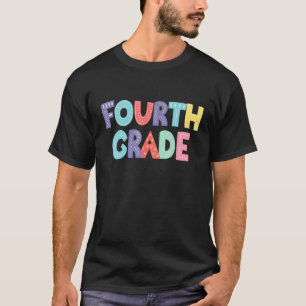 Fourth Grade Teacher 4th Grade Squad Student Back T-Shirt