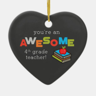 Fourth Grade Teacher Appreciation Day, Awesome Ceramic Tree Decoration