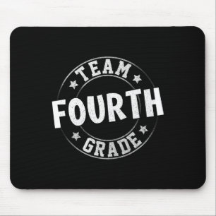 Fourth Grade Teacher Student Back To School 4th Gr Mouse Mat