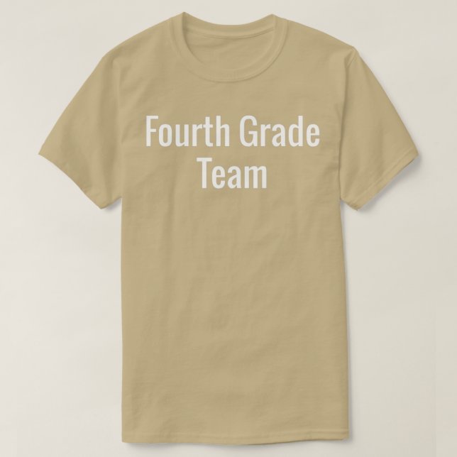 Fourth Grade Team 1 T-Shirt (Design Front)