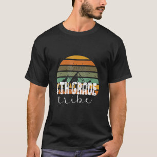 Fourth Grade Tribe Teacher Student Team 4th Grade T-Shirt