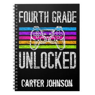 Fourth Grade Unlocked Back to School Personalized  Notebook