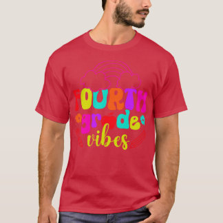 Fourth Grade Vibes 1st Day of School 4th Grade Tea T-Shirt