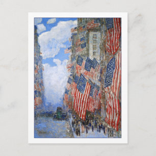 Fourth of July, 1916 by Childe Hassam Postcard