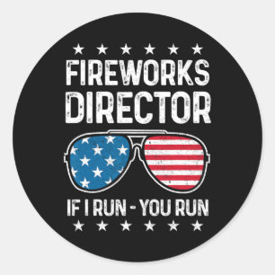 Fourth Of July 4th July Fireworks Boom Fireworks D Classic Round Sticker