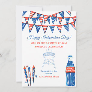 Fourth of July Barbecue Invitation
