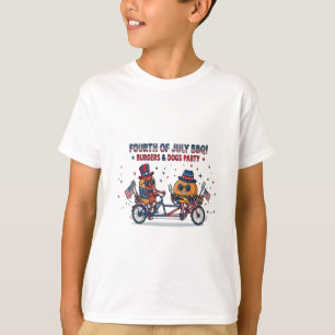 Fourth of July Burgers & Dogs Party T-Shirt