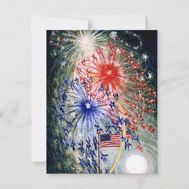 Fourth of July Celebration Holiday Card (Front)