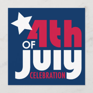 Fourth of July Celebration Invitation