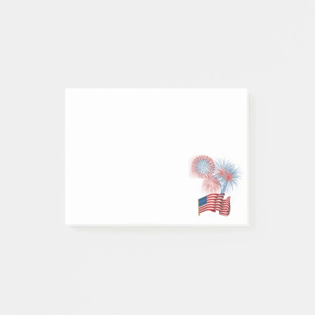 Fourth of July celebration Post-it Notes (Front)