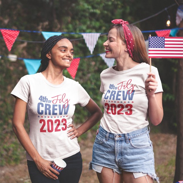 Fourth Of July Crew T-Shirt (Creator Uploaded)