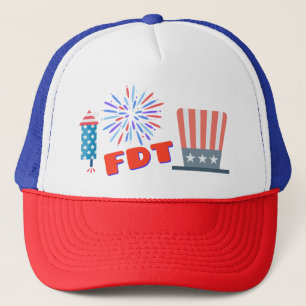 Fourth of July FDT Foxtrot Delta Tango  Trucker Hat