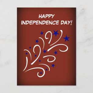 Fourth of July Fireworks Postcard