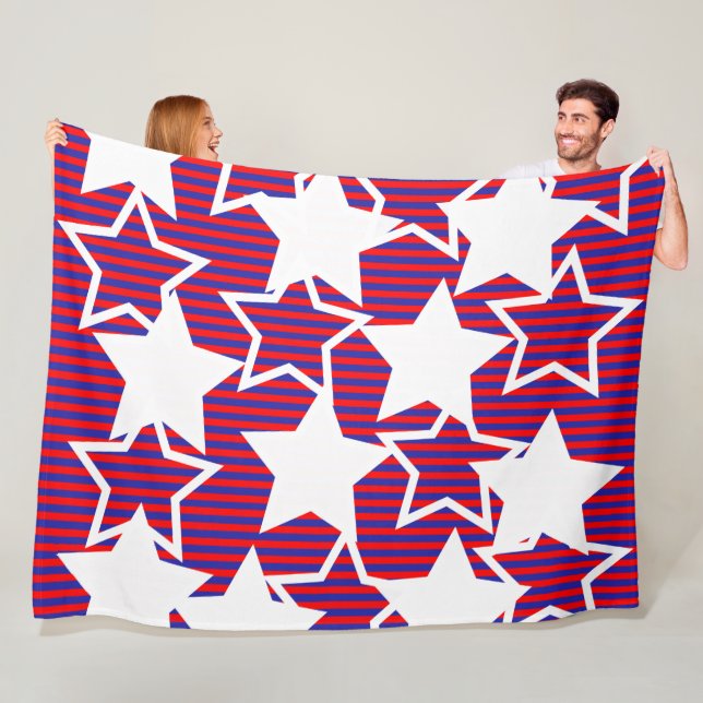 Fourth of July  Fleece Blanket (In Situ)
