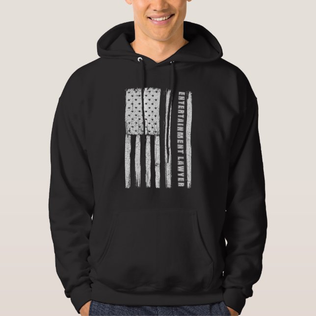 Fourth of July  for Men  entertainment lawyer Hoodie (Front)
