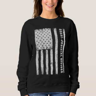 Fourth of July  for Men quasi judicial officer Sweatshirt