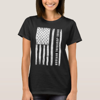 Fourth of July  for Men quasi judicial officer T-Shirt