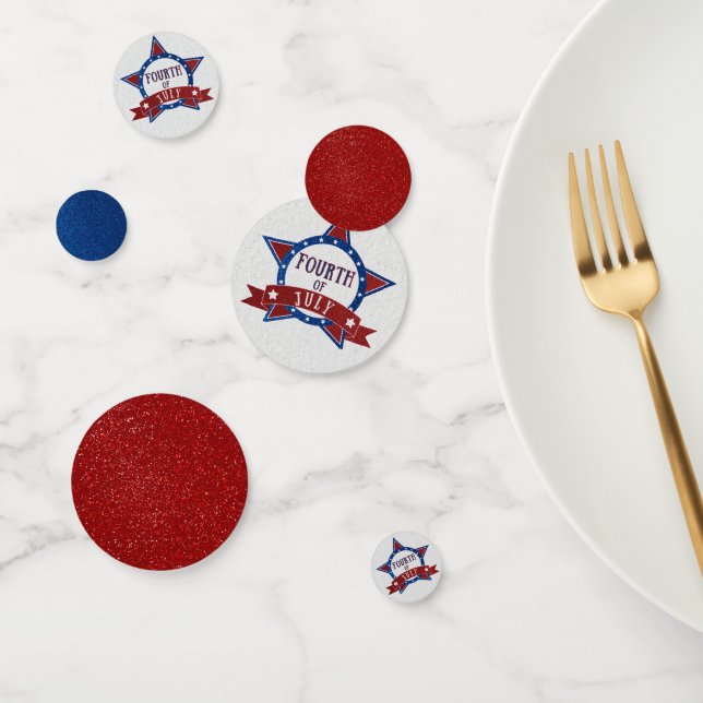 Fourth Of July Glitter Confetti (Group)