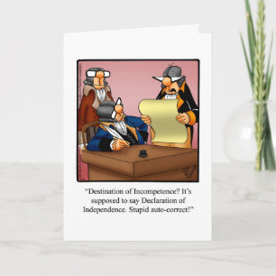 Fourth Of July Humour Greeting Card "Spectickles"