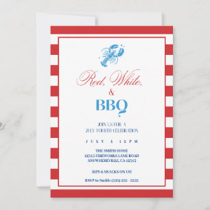 Fourth of July Independence Day Invitation