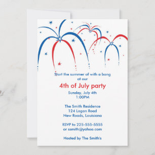 Fourth of July Invitation