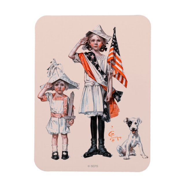 Fourth of July Magnet (Vertical)