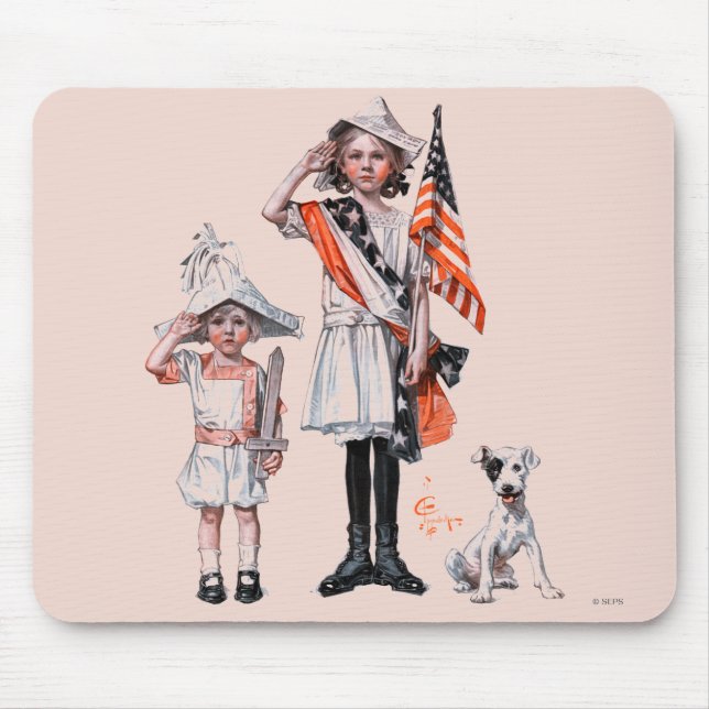 Fourth of July Mouse Mat (Front)