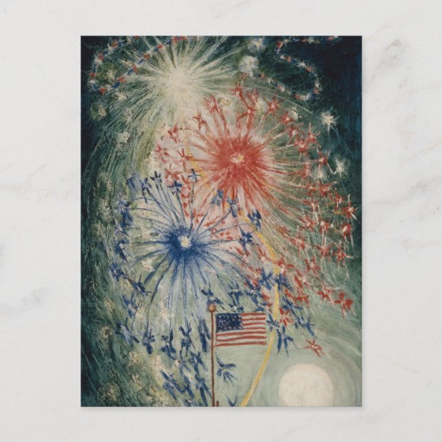 Fourth of July, Number 1 by Florine Stettheimer Postcard (Front)