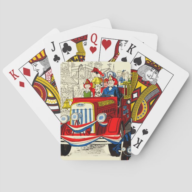 Fourth of July Parade Playing Cards (Back)