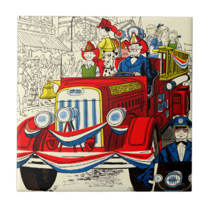 Fourth of July Parade Tile