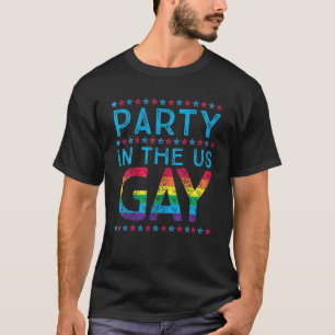 Fourth of July Party In The US Gay T Shirt