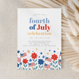 Fourth of July Party Invitation