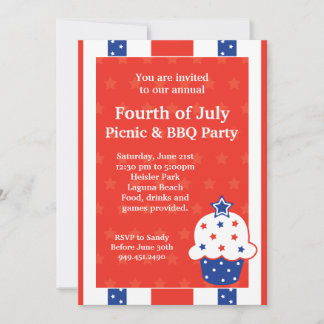 Fourth of July Party Invitation