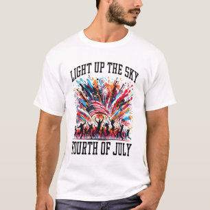 Fourth Of July Party Men White T-Shirt