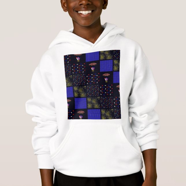 Fourth of July Patchwork Pattern - July 4th (Front)