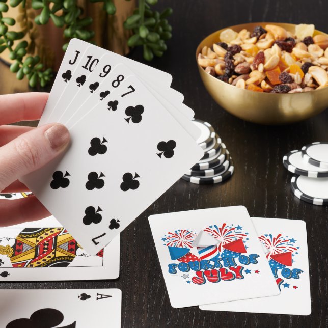 FOURTH OF JULY  PLAYING CARDS (In Situ)