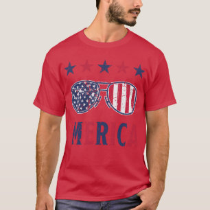 Fourth of July th July US America Flag Kids Boys M T-Shirt