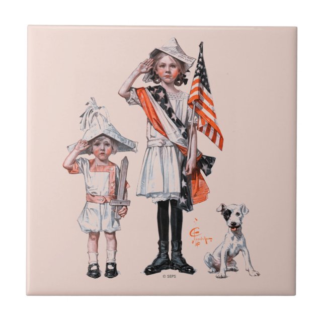 Fourth of July Tile (Front)