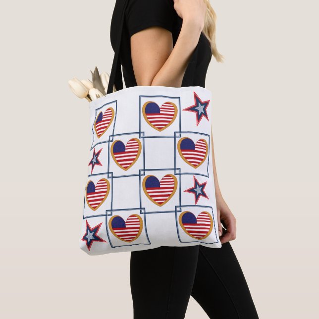 Fourth Of JULY Tote Bag (Close Up)