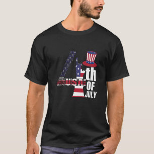 Fourth Of July United States Of America Us Flag 4t T-Shirt