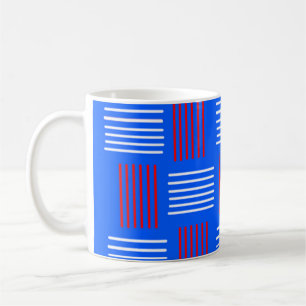 Fourth of July Weave Coffee Mug