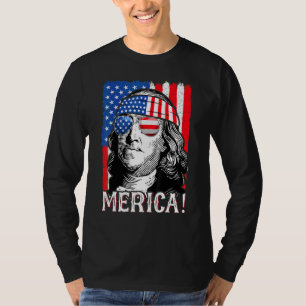 Fourth Of July  Women Ben Franklin T-Shirt