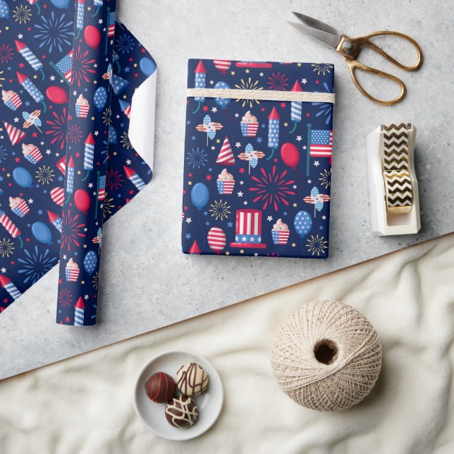 Fourth Of July  Wrapping Paper (Crafts)