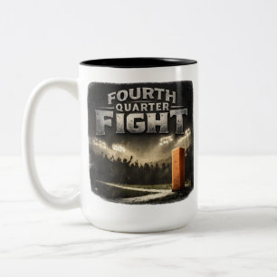 Fourth Quarter Fight Two-Tone Coffee Mug